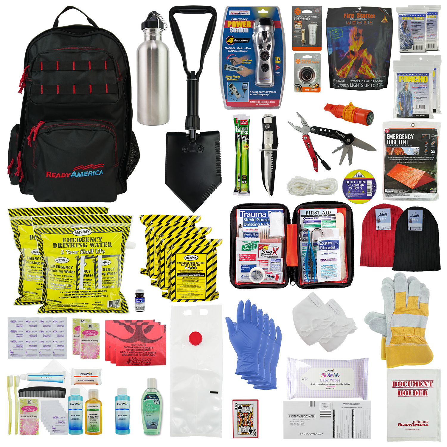 Ready America 2-Person Elite Emergency Kit
